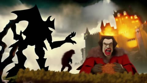 Dracula's Gremlins Unleashed by Patrick Walsh #AIHorrorMovie