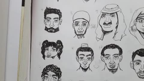 How to Draw (manga style) Middle Eastern People