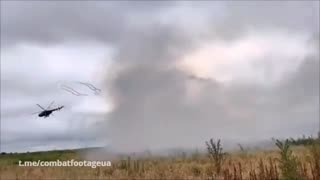 🚀 Ukraine Russia War | Air Strike: Ukrainian Mi-8s Unleash Unguided Missiles on Russian Positi | RCF