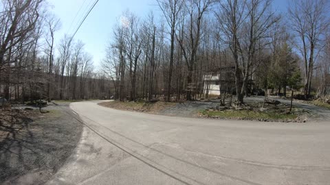 Driving Around Thru 04-23-2022 HideOut Hide Out Lake Ariel Wayne County PA Pennsylvania 4K Back (1)