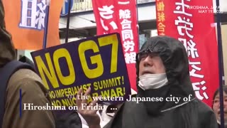 The Entire World Knows Something Is Wrong Japanese protesters against G7 summit