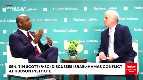 That Is Evil Personified- Tim Scott Condemns Hamas Attack, Gives His Take On Conflict In Israel