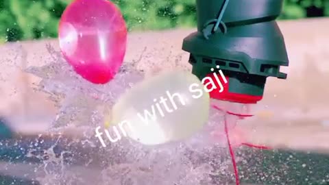 Amazing water balloon in SLOW MO🔥🔥🔥🥵