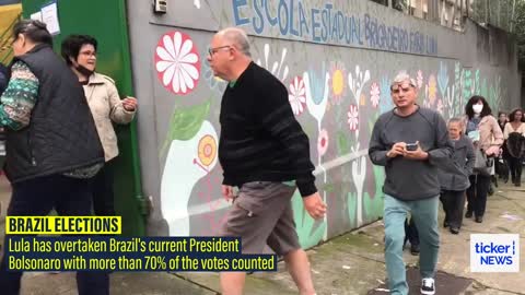 Brazil presidential election headed for a run-off vote | TICKER NEWS