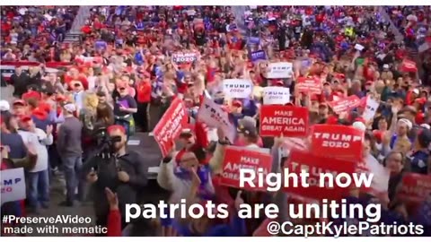 PRESIDENT TRUMP VIDEO BY CAPTAIN KYLE PATRIOTS TEAM