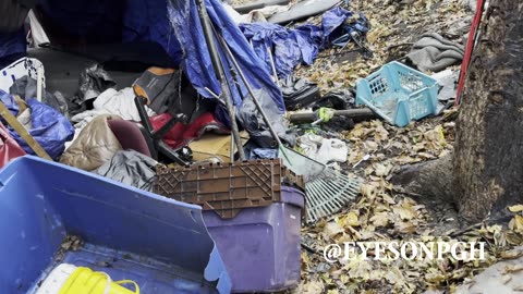 Inside an Abandoned Homeless Encampment in Pittsburgh