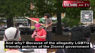 INSANE Leftist Comes Forward To Defend Palestine In Wild Speech