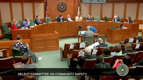 Testified before the Texas House Select Committee on Community Safety on HB 2744