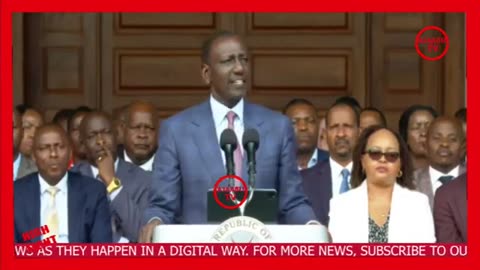 Live: Briefing of President Ruto after Gen Z rejected the Finance vill