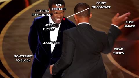 will smith slaps chris rock all staged