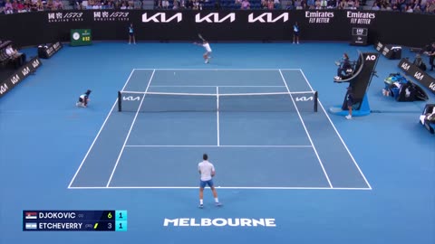 Novak Djokovic v Tomas Martin Etcheverry Extended Highlights | Australian Open 2024 Third Round