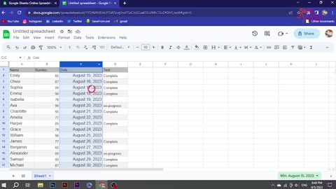 📅📊 ** How to sort by date in google sheet !** 🚀🗓️