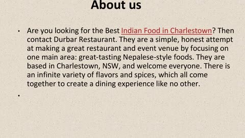 Get The Best Indian Food in Charlestown.