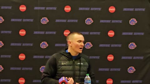 Post Air Force Press Conference With Boise State Interim Head Coach, Spencer Danielson