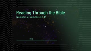 Reading Through the Bible - "Getting Organized"