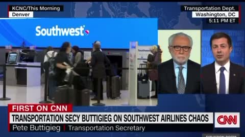 Pete Buttigieg: "I conveyed to the [Southwest Airlines] CEO our expectation that they are going to go above and beyond to take care of passengers and address this."