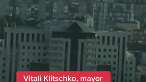 Sky News has verified this asshowingUkraine's capital city, following the sound of incoming missiles