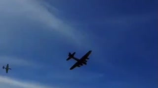 B-17 Collision & Crash At The Dallas Air Show Today