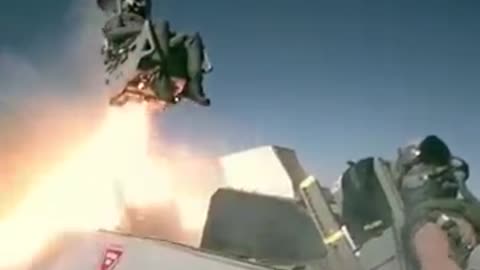 What happens to a pilot after ejection.