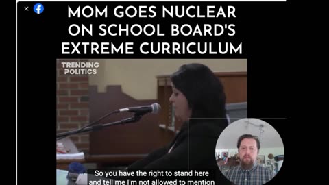 Mom Lights Up The School Board