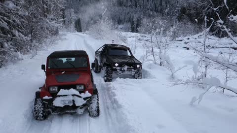 Jan 2 2022 Snow Wheeling