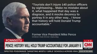 Jan 6th - Pence Doubles Down On It Being Trump's Fault