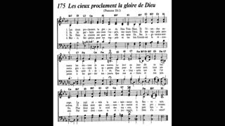 Les cieux proclament la gloire de Dieu (Cantique 175 de Louons Jéhovah par nos chants)