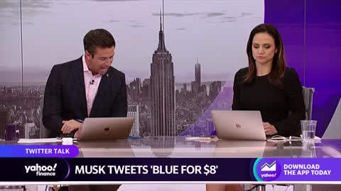 Twitter: Elon musk say 8$ to for blue tick