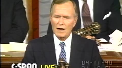 George Bush's New World Order Speech [11.9.1990]