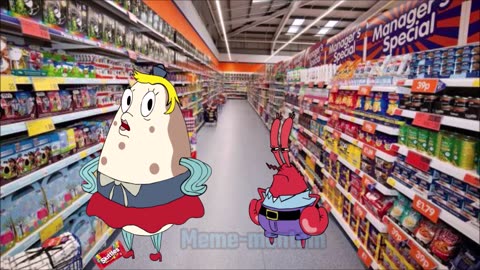 Skittles Meme Mrs Puff Mr Krabs-Meme Mentom