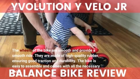 Read Feedback: Yvolution Y Velo Junior Toddler Balance Bike 9 Inch Wheel No-Pedal Training Bicy...