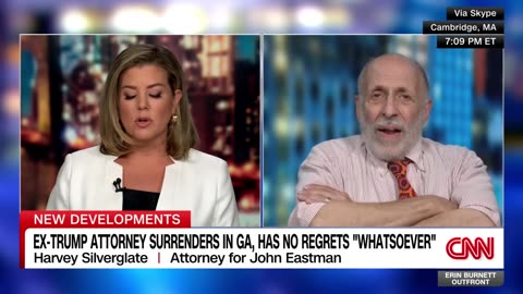 John Eastman attorney Harvey Silvergate on CNN, after Eastman "turned himself in"