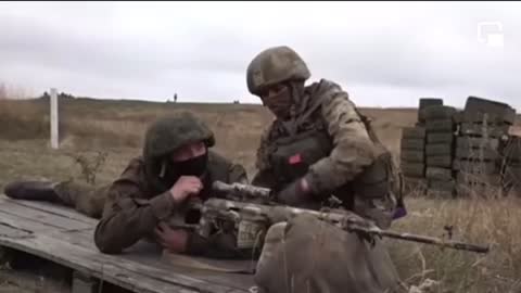 Russia mobilization exercises, sniper training
