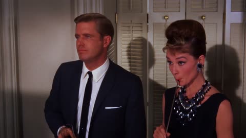 Audrey Hepburn Breakfast at Tiffanys 1961 Hot Party remastered 4k