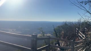 Short scenic walk on Pilot Mountain