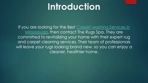 Best Carpet washing Services in Mississauga