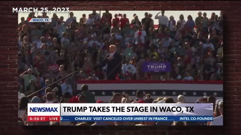 Steven Crowder President Donald Trump partakes in a pro J6 Jan6 insurrection anthem in Waco TX