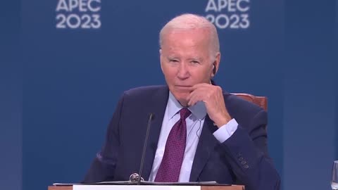 Joe Biden Can't Even Ask the Press to Get Out Without Being Creepy and Weird