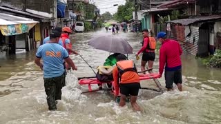 Dozens dead, flooded streets in storm hit Philippines