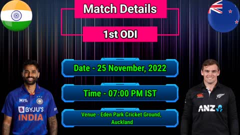 India tour of New Zealand 2022 IND vs NZ 1st ODI match playing 11 India 1st ODI Playing 11