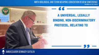 Russia gave their opening argument at the Ninth Review Conference Biological Weapons Convention