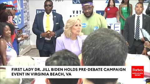 WATCH- Jill Biden Encourages Voters To 'Listen' To Husband's 'Heart' At Presidential Debate Tonight
