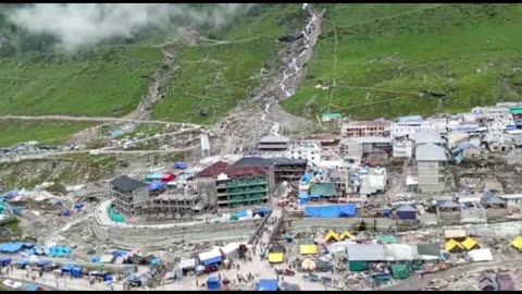 Kedarnath temple view