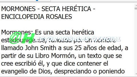 Mormones - SECTAS HERÉTICAS - ENCICLOPEDIA ROSALES