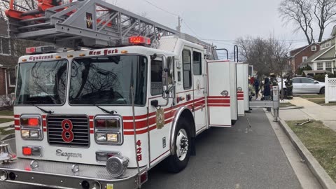 Dishwasher Fire Extinguished - Lynbrook Fire Dept, NY, February 25th, 2023