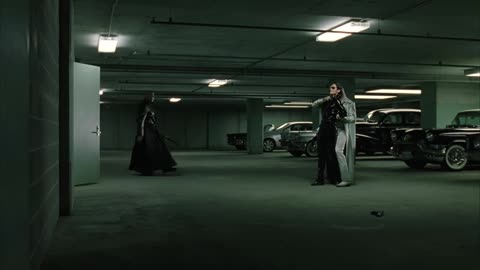 Trinity vs Twins The Matrix Reloaded [Open Matte]