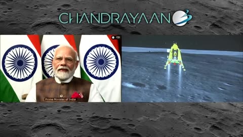 Celebriting Successfully landing CHANDARYAAN-3 on lunar surface