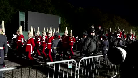 Rehearsal ahead of Queen's Windsor burial