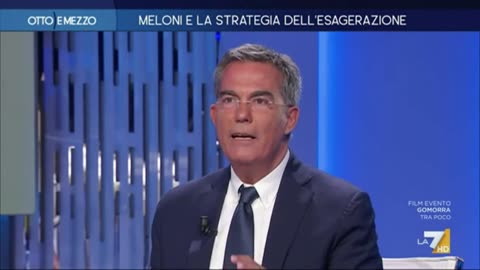 La gaffe del ministro della cultura di MERDALIA💩 Sangiuliano commentata in tv.L'ennesima gaffe del ministro della cultura è l'argomento clou al programma 8 e mezzo di Lilli Gruber.Giannini osserva:E' il ministro dell'ignoranza