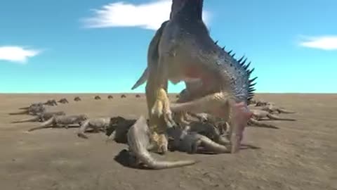 Animal Battle Dragon Vs Crocodile